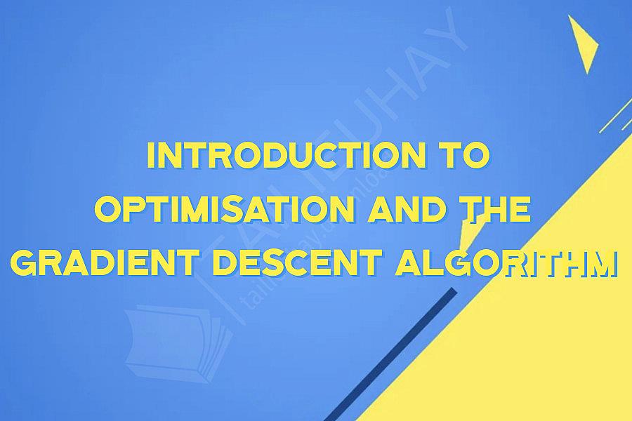  Introduction to Optimisation and the Gradient Descent Algorithm