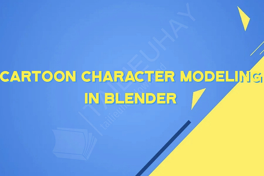 Cartoon Character Modeling In Blender