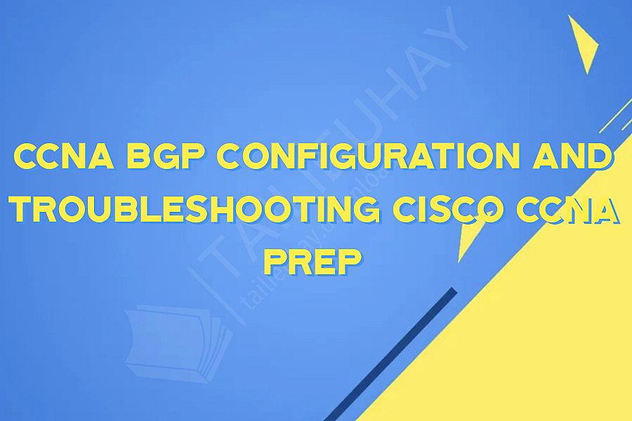 CCNA BGP configuration and troubleshooting Cisco CCNA prep