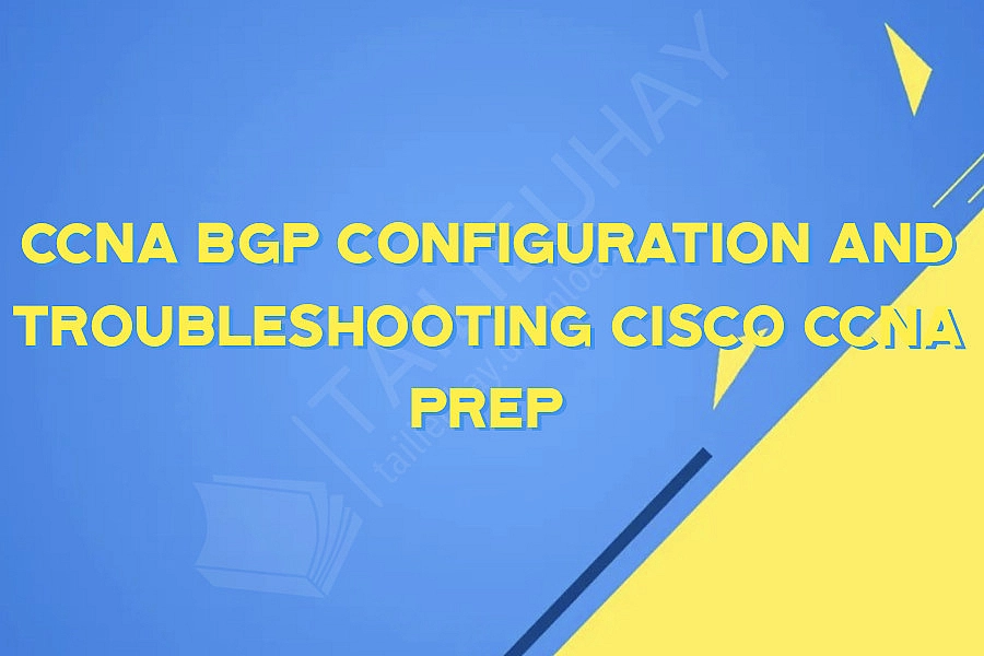 CCNA BGP configuration and troubleshooting Cisco CCNA prep