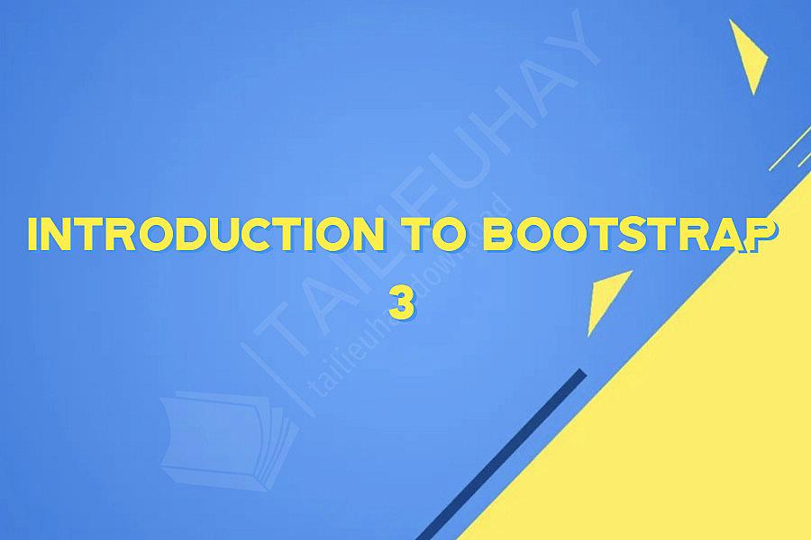 Introduction to Bootstrap 3