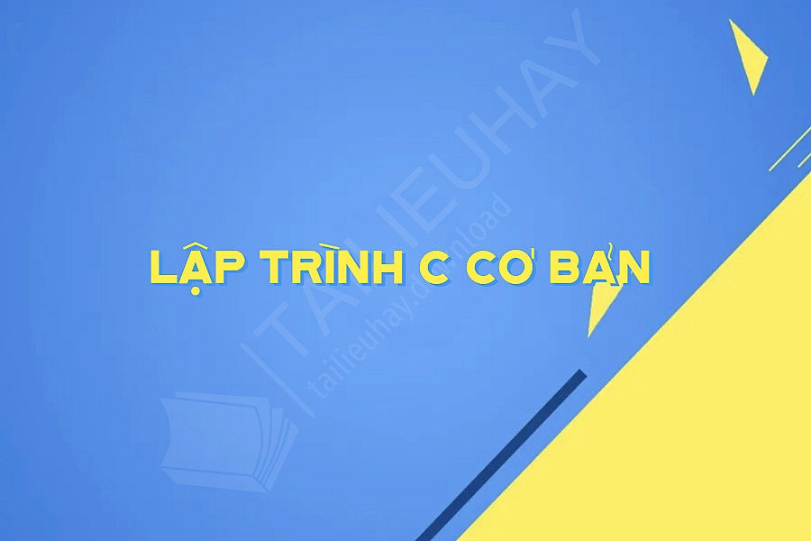 Lập Trình C Cơ Bản