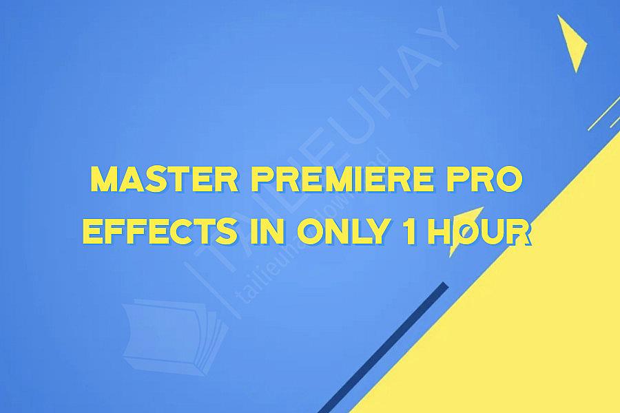 Master Premiere Pro Effects In ONLY 1 HOUR