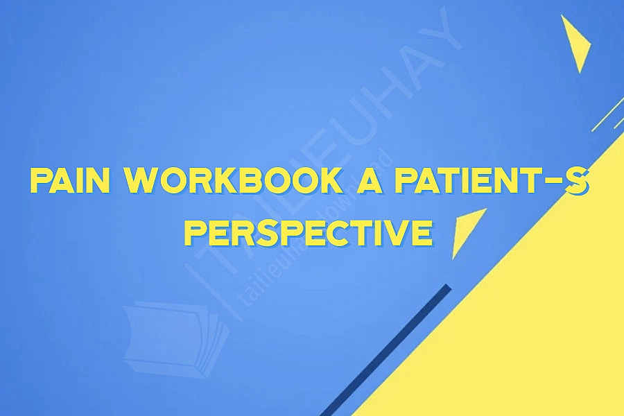 Pain Workbook A Patient-s Perspective