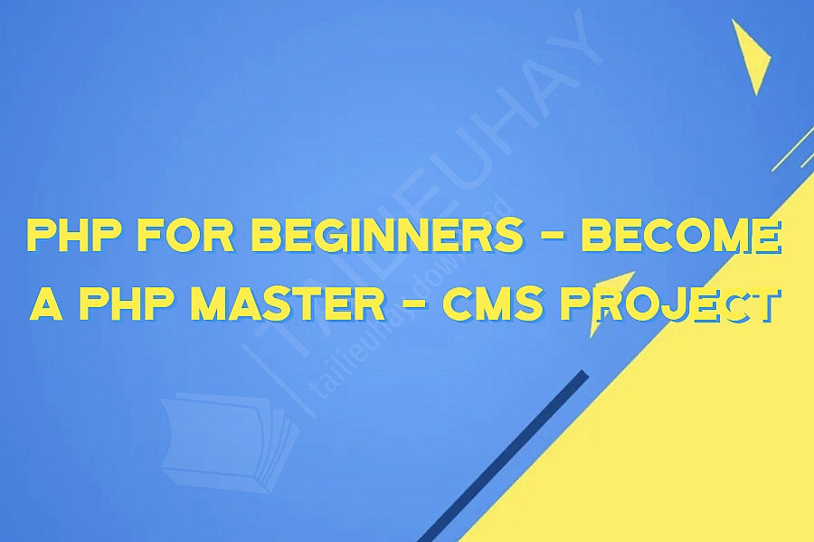PHP for Beginners - Become a PHP Master - CMS Project