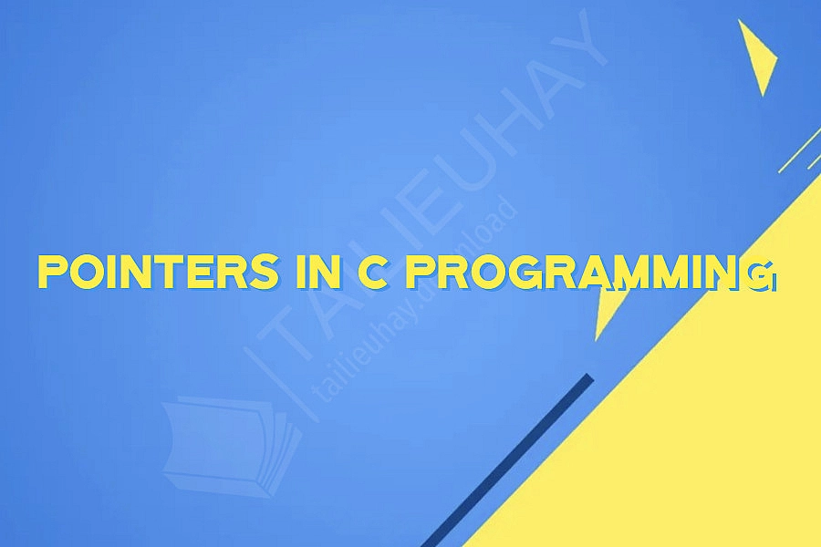 Pointers in C programming