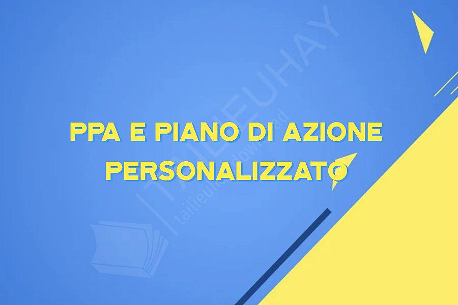 PPA e Piano di Azione Personalizzato