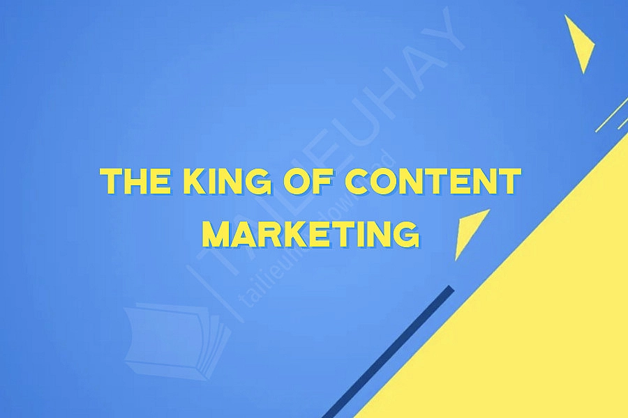 The King Of Content Marketing The King Of Content Marketing