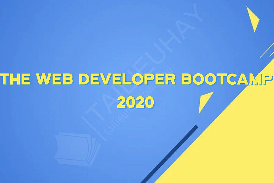 The Web Developer Bootcamp 2020