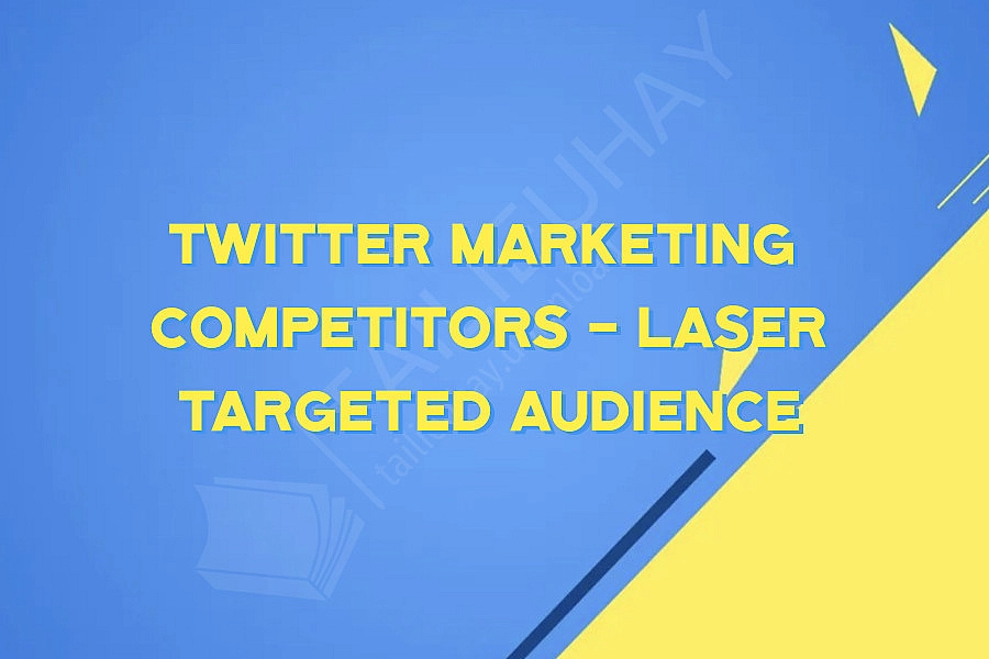 Twitter Marketing  Competitors - Laser Targeted Audience